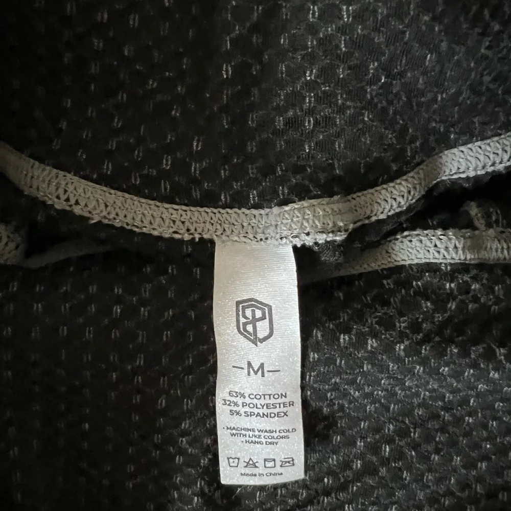 Gray Textured Joggers - Picture 5 of 6